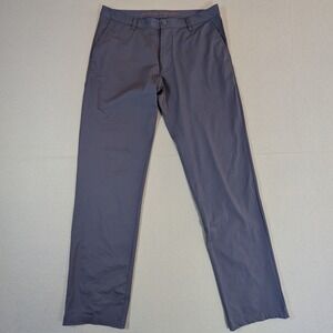 RHONE Mens Commuter Performance Stretch Pants Flat Front Chino Size 34